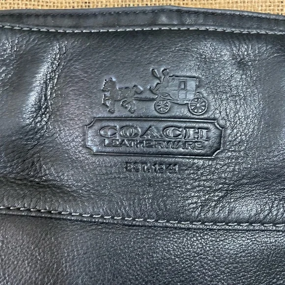 Coach Black Leather Hobo Bag - Picture 4 of 8